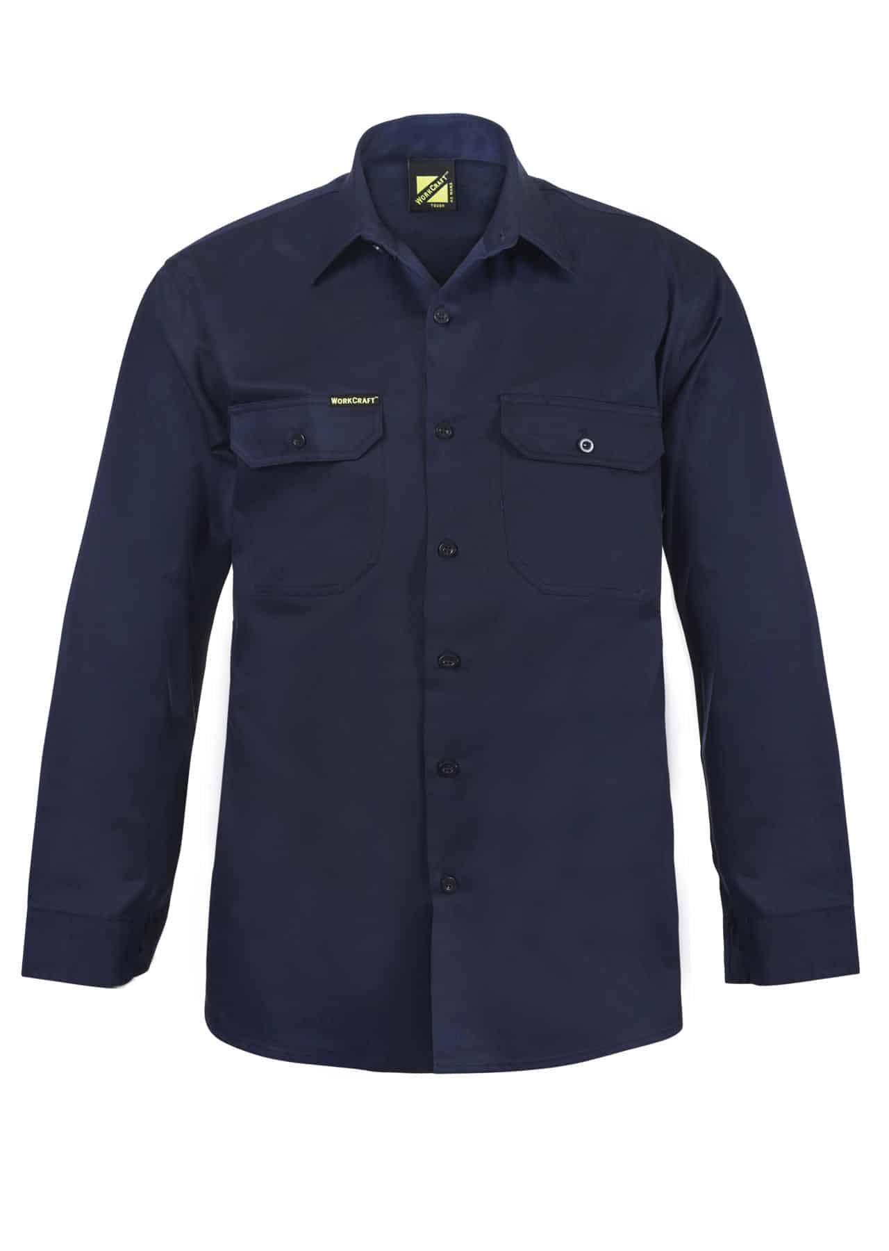 Long Sleeve Cotton Drill Shirt