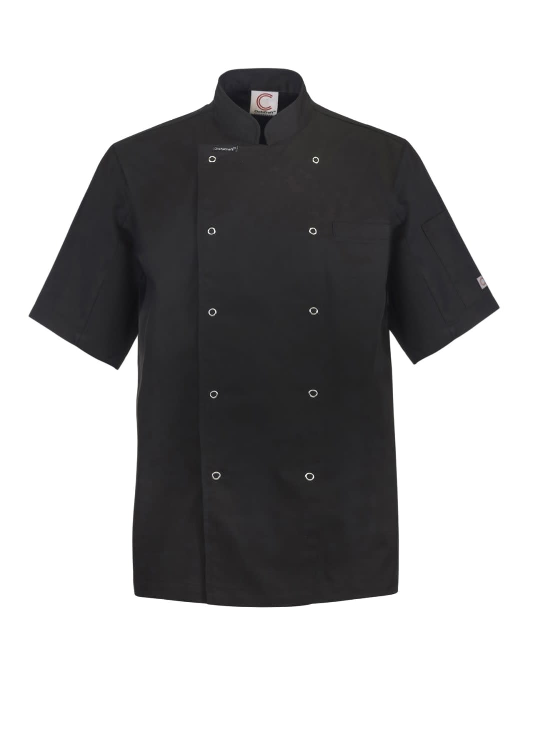 Chefscraft- EXEC CHEF JACKET WITH STUDS SS
