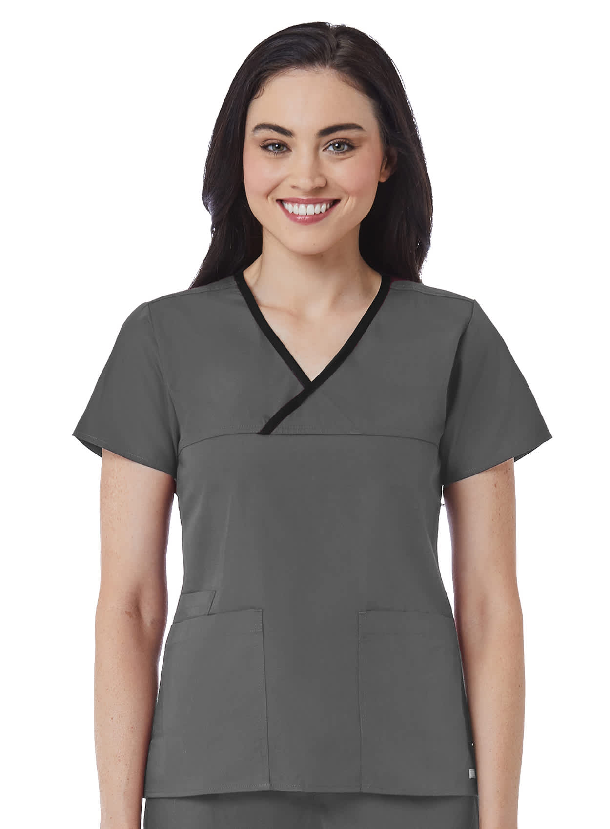 Core – Women’s Contrast Mock Wrap Top