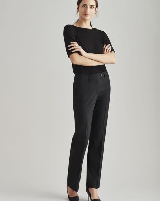 Custom Biz Corporates Womens Comfort Wool Stretch Relaxed Pant FA-14011