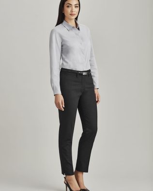 Custom Biz Corporates Womens Comfort Wool Stretch Slim Leg Pant FA-14017