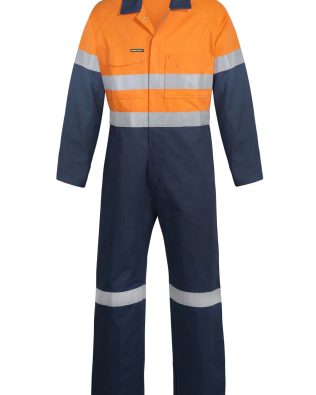 Custom Workcraft HI VIS COVERALL CSR TAPE
