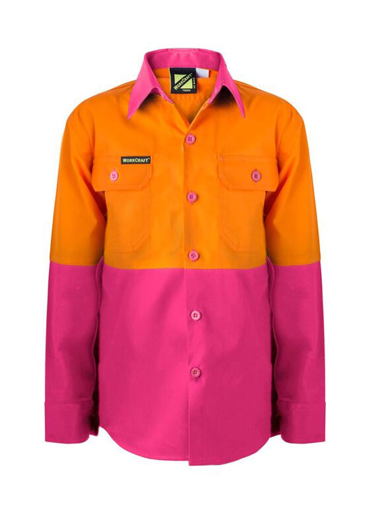 KIDS HI VIS SHIRT LONG SLEEVE