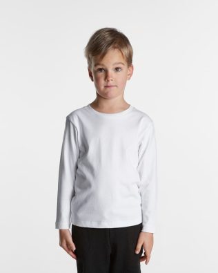 Custom AS Colour Kids Staple L/S Tee AS-3007