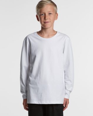 Custom AS Colour Youth Staple L/S Tee AS-3008