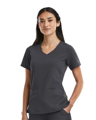 Maevn Matrix Pro – Active Knit V – Neck Top C3-3903R