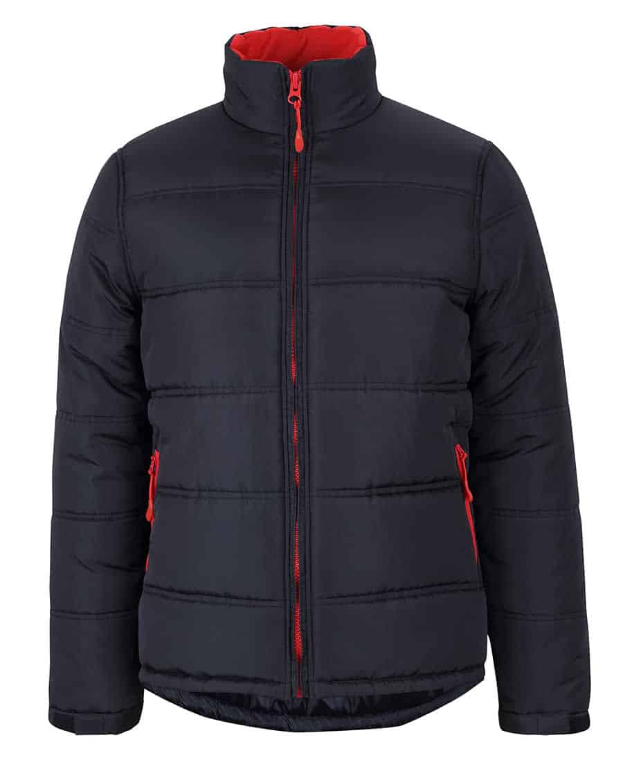 JB's Puffer Contrast Jacket Black/ JB-3ACJ
