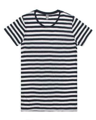 Custom AS Colour Wo’s Basic Stripe Tee AS-4025S