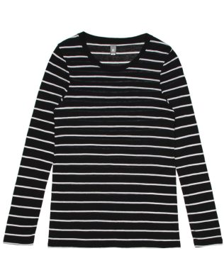 Custom AS Colour Wo’s Fine Stripe L/S Tee AS-4027