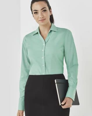 Custom Biz Corporates Womens Hudson Long Sleeve Shirt FA-40310