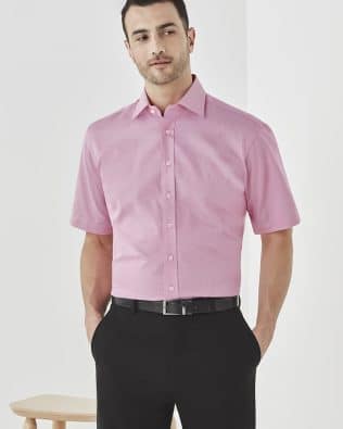 Custom Biz Corporates Mens Hudson Short Sleeve Shirt FA-40322