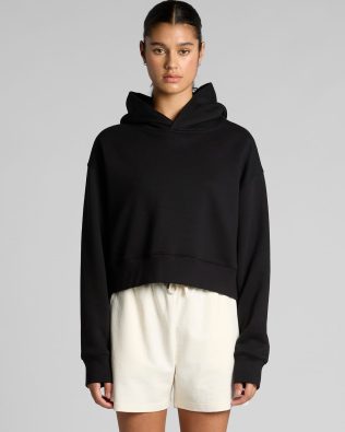 Custom AS Colour Wo’s Relax Crop Hood AS-4168