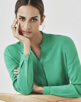 Custom Biz Corporates Womens Juliette Long Sleeve Blouse FA-44210