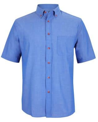 JB’s S/S Indigo Chambray Shirt JB-4ICS