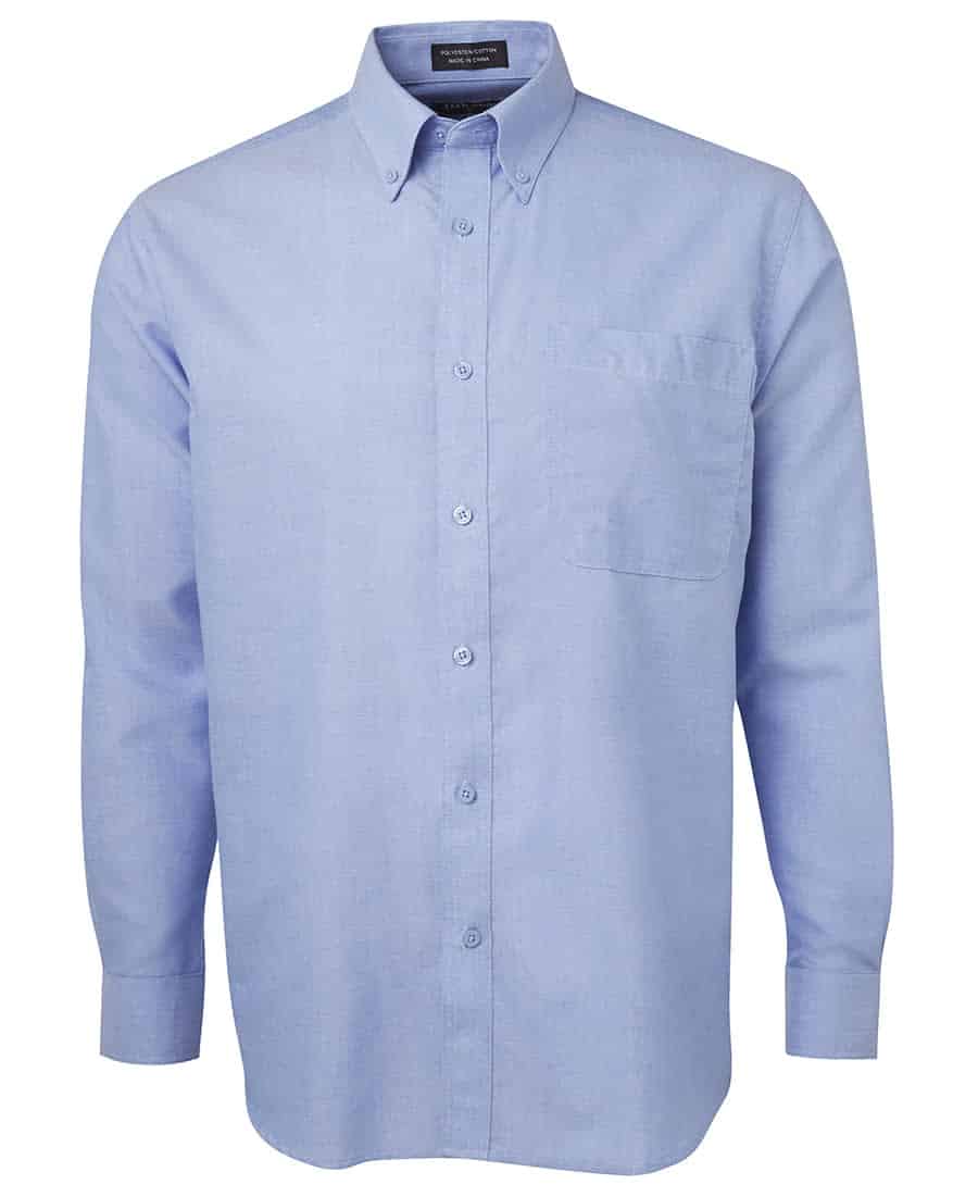JB's L/S Oxford Shirt Lt Blue JB-4OS