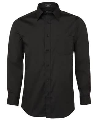 JB’s Urban L/S Poplin Shirt Black JB-4PUL
