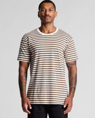 Custom AS Colour Staple Stripe Tee AS-5028S