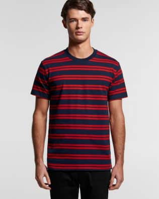 Custom AS Colour Classic Stripe Tee AS-5044