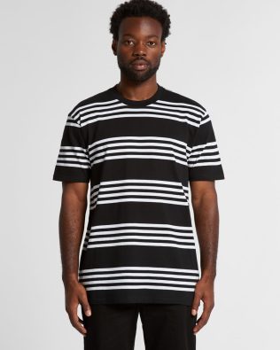 Custom AS Colour Classic Quad Stripe Tee AS-5046