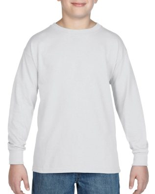 Custom Gildan Heavy Cotton Youth Long Sleeve T-shirt GI-5400B