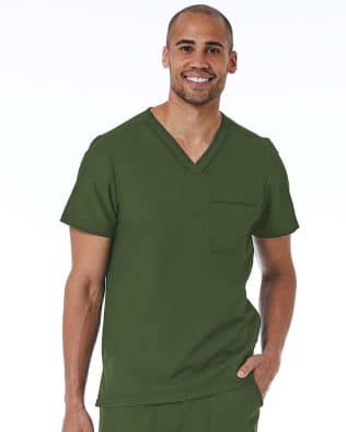 Maevn Matrix Pro – Men’s Contrast Piping V – Neck Top C3-5901R-2XL-3XL