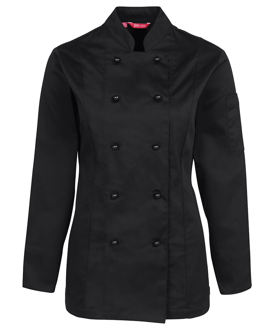 JB's Ladies L/S Chef's Jacket White JB-5CJ1
