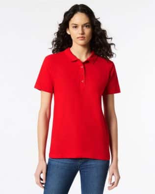 Custom Gildan Softstyle Ladies’ Double Pique Polo GI-64800L