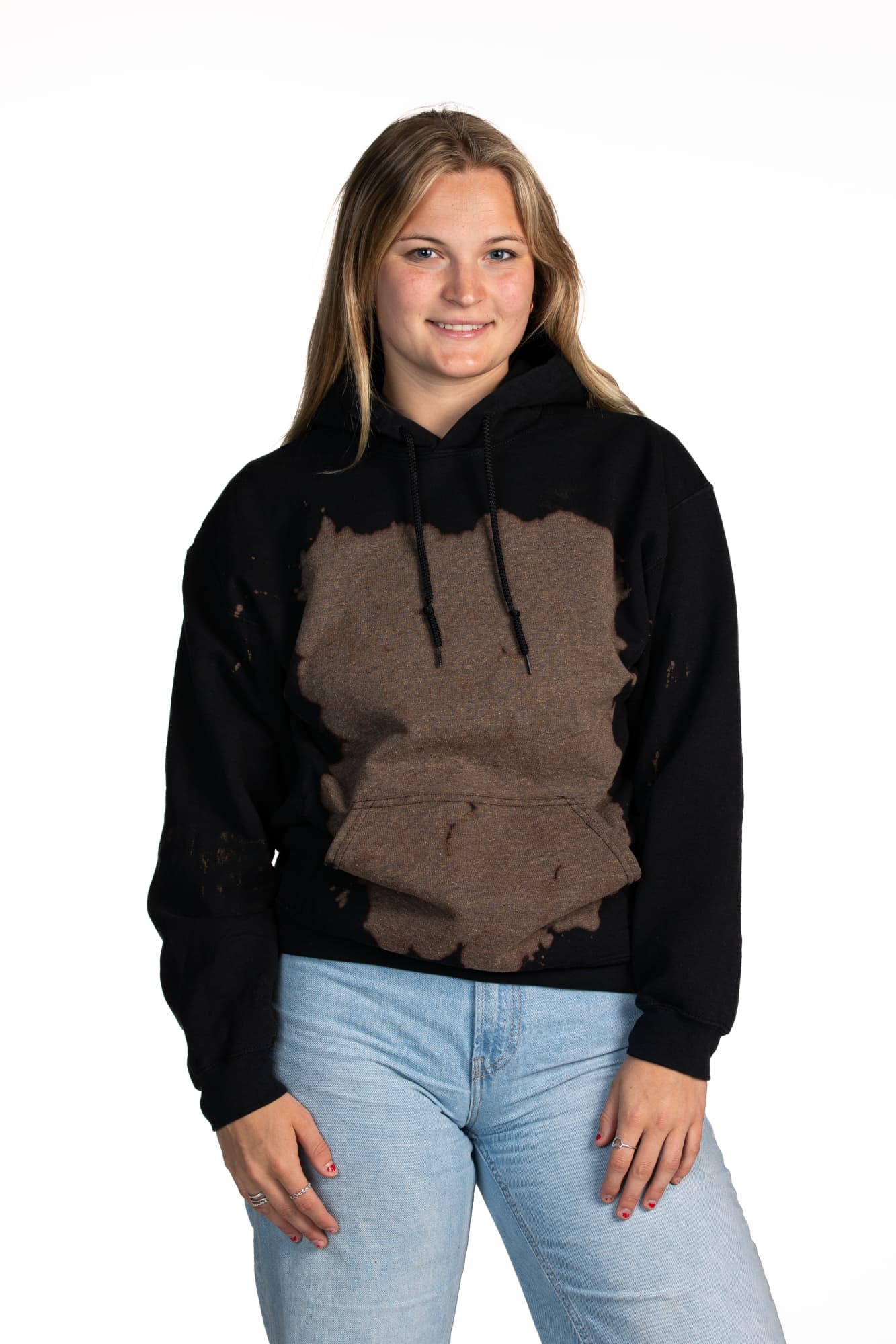 Essential Fleece Hoodie – Bleach Wash