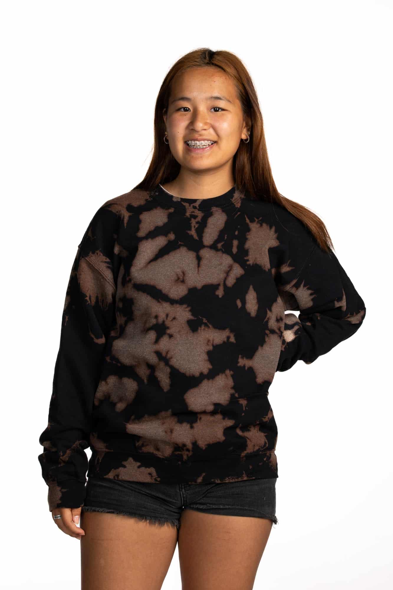 Essential Crewneck Sweatshirt - Bleach Wash C3-681BW