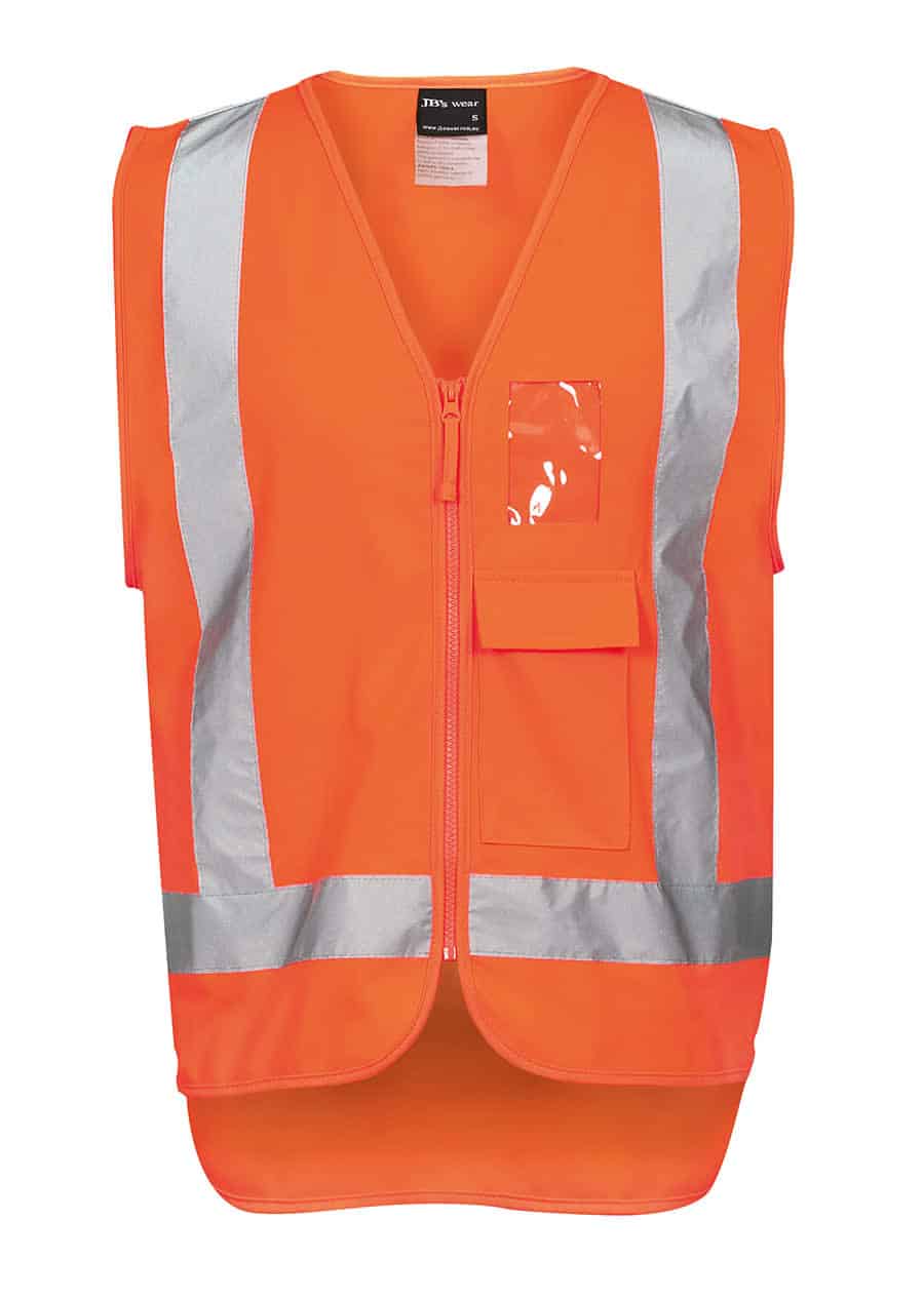 Jb’s Hi Vis Zip (d+n) Ttmc-w Vest