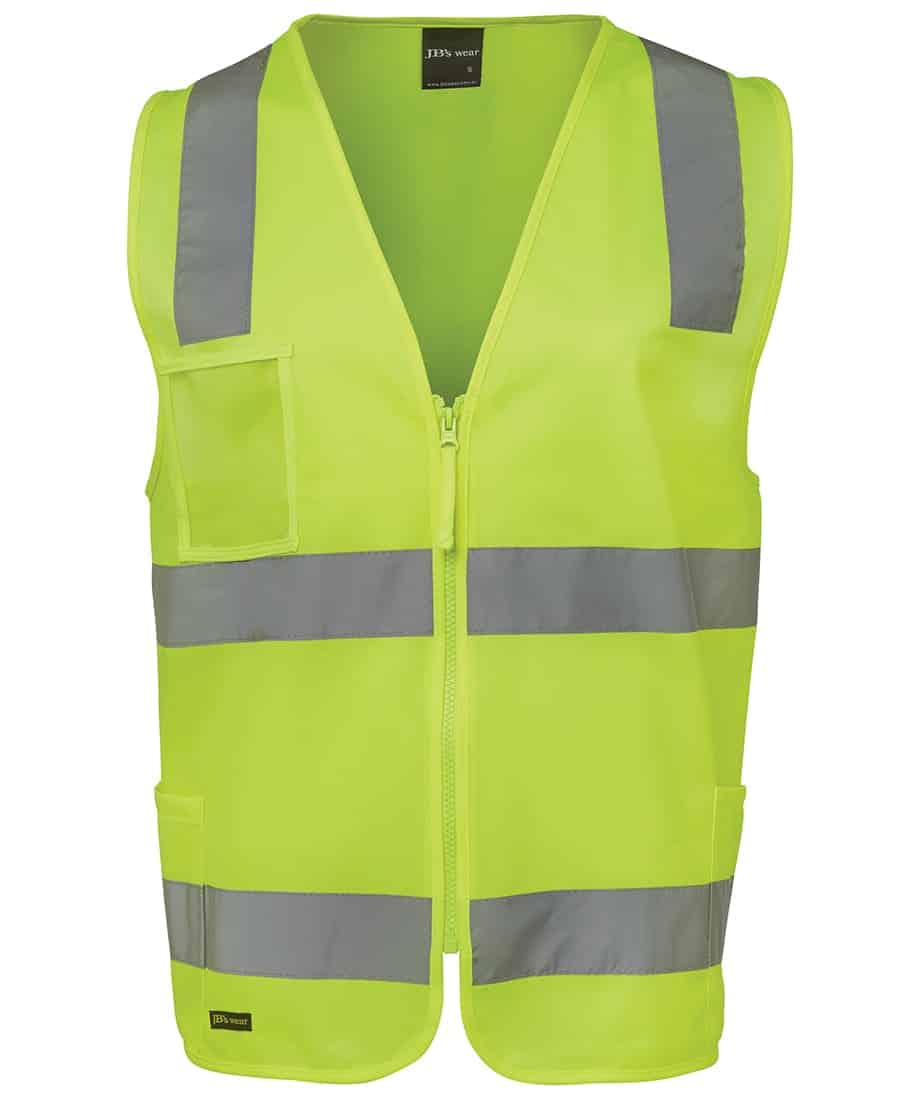 JB's Hv (D+N) Zip Safety Vest JB-6DNSZ