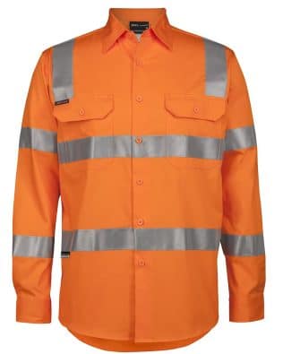 JB’s Hv (D+N) L/S 150 G Vic Rail W/Shirt Orange JB-6DNWR