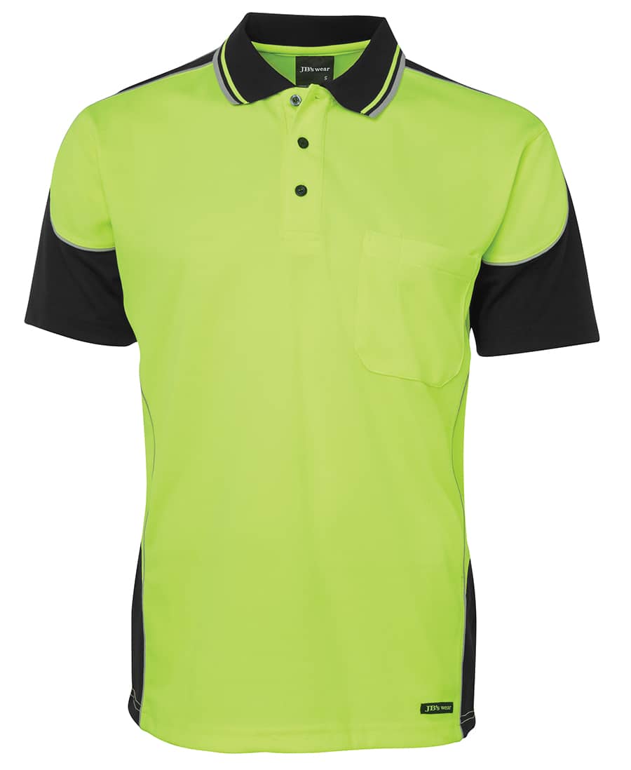 Jb’s Hi Vis Contrast Piping Polo