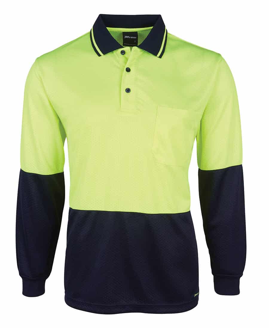 JB's Hv 4602.1 L/S Jacquard Polo JB-6HJNL