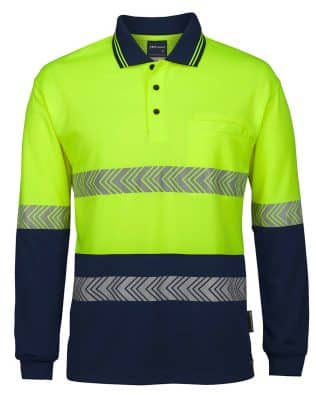 JB’s Hv L/S Segmented Tape Polo JB-6HLST