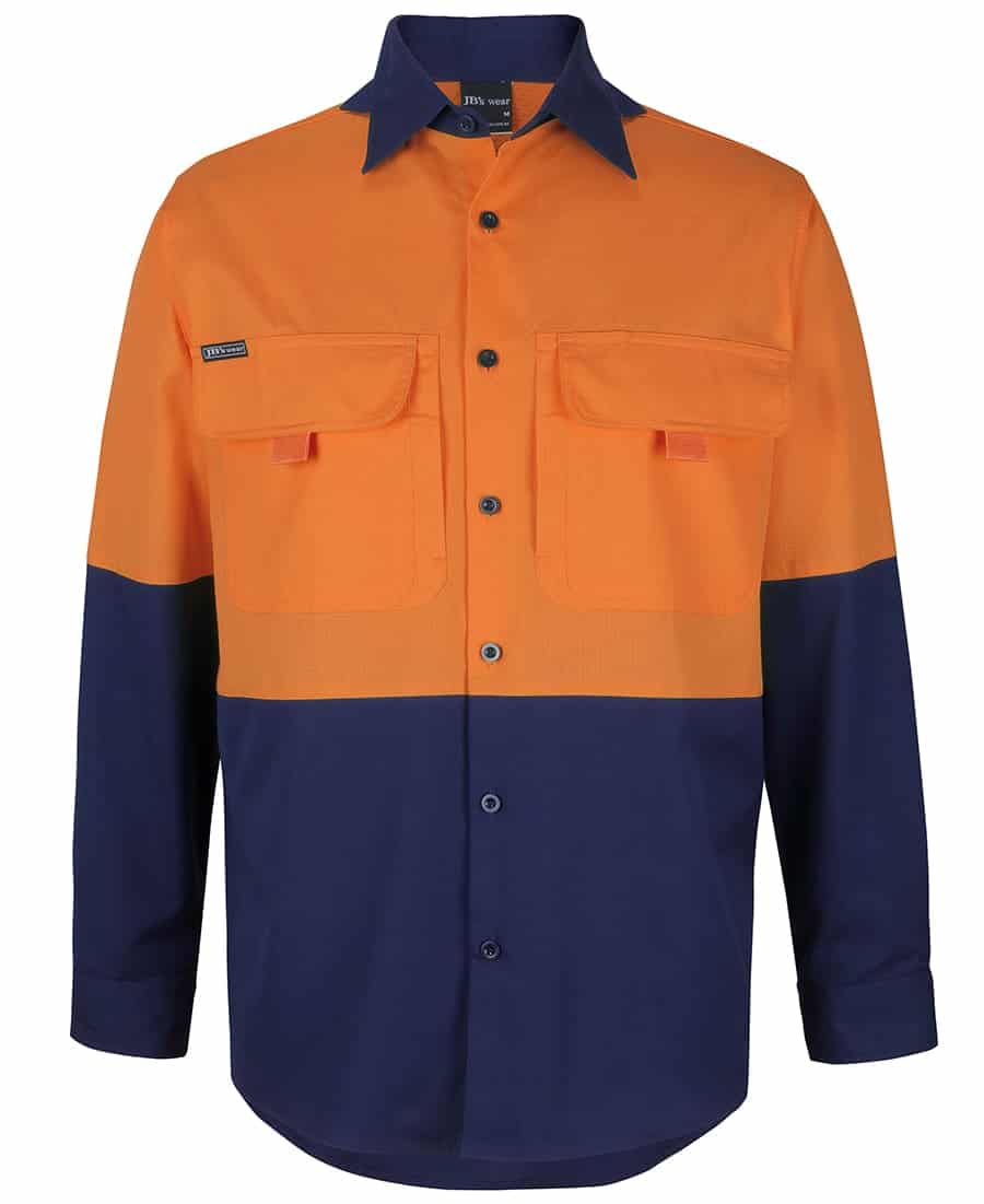 Jb’s Hi Vis Ripstop L/s Fishing Shirt