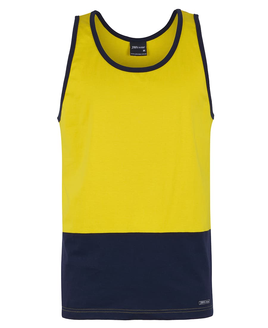 Jb's Hi Vis Cotton Singlet