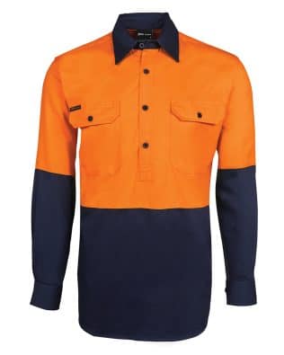JB’s Hv Close Front L/S 190 G Shirt JB-6HVCF