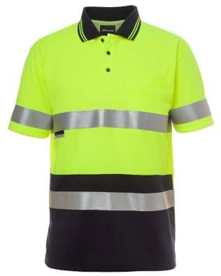 JB’s Hv S/S Non Cuff (D+N) Trad Polo JB-6HVST