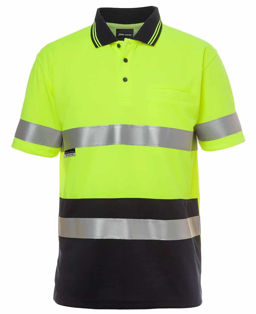 JB's Hv S/S Non Cuff (D+N) Trad Polo JB-6HVST