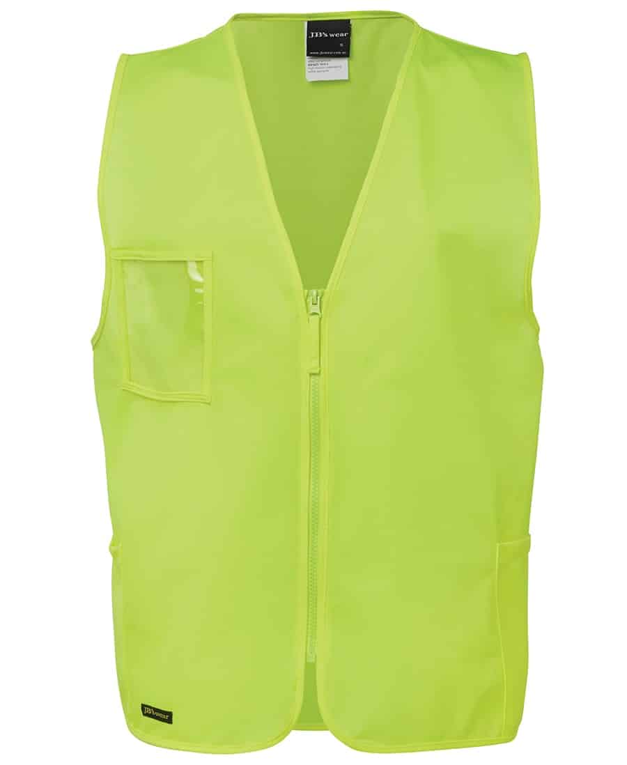 JB's Hv Zip Safety Vest JB-6HVSZ