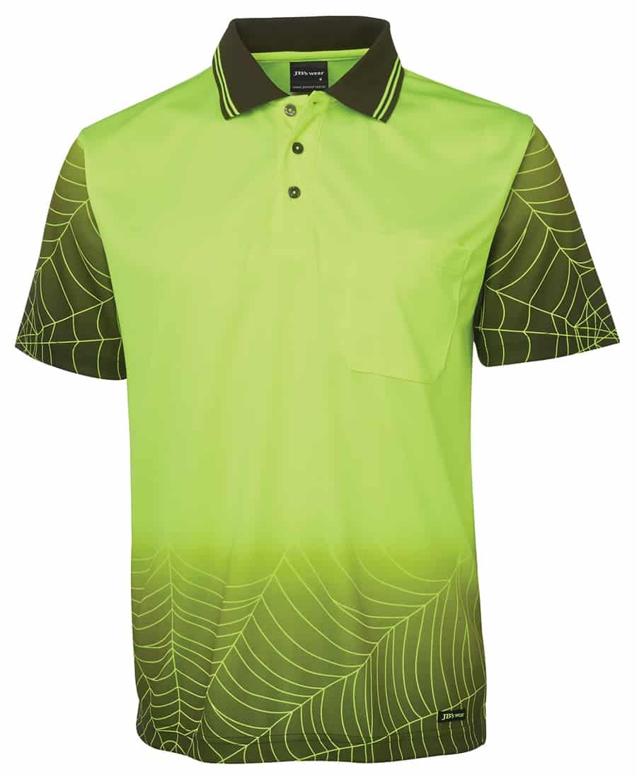 JB's Hi Vis S/S Web Polo JB-6WPS