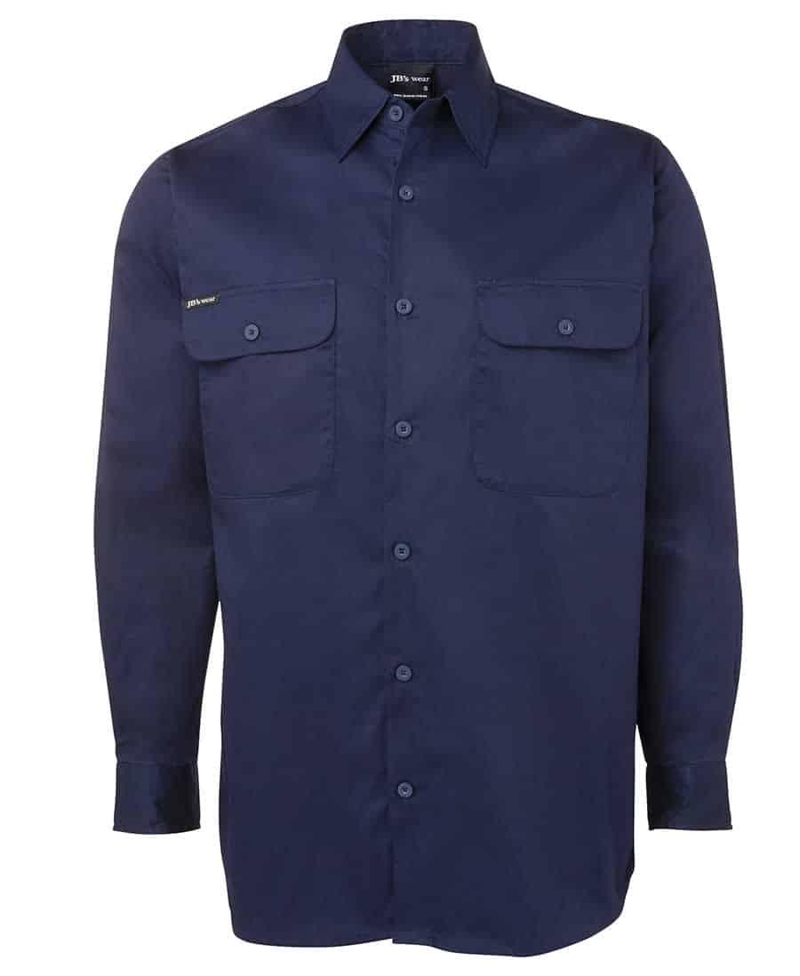 JB's L/S 150 G Work Shirt Navy JB-6WSLL