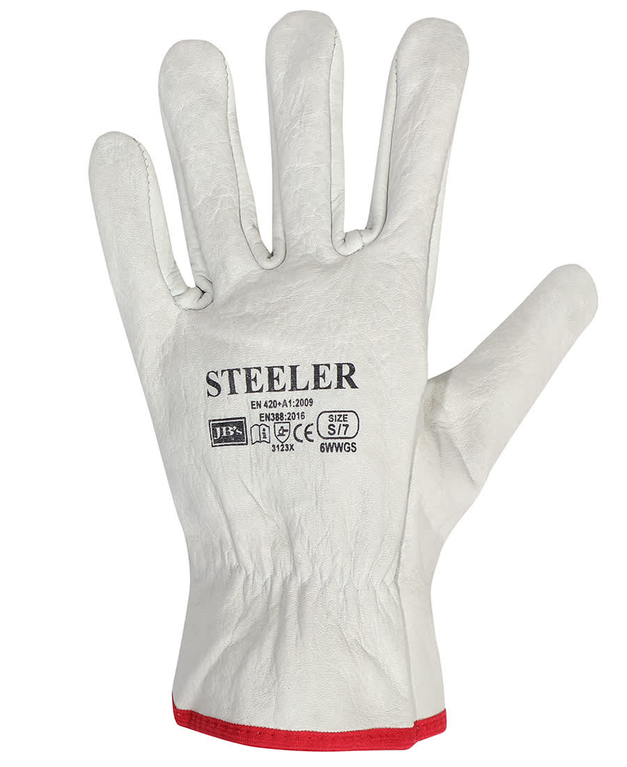JB's Steeler Rigger Glove (12 Pk) Natural JB-6WWGS