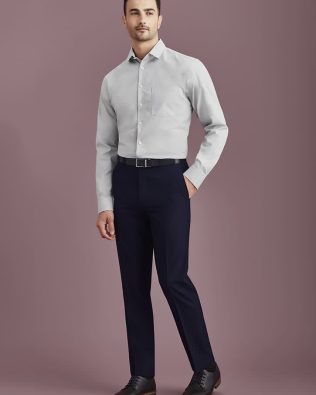 Custom Biz Corporates Mens Siena Slim Fit Flat Front Pant (Regular) FA-70716R