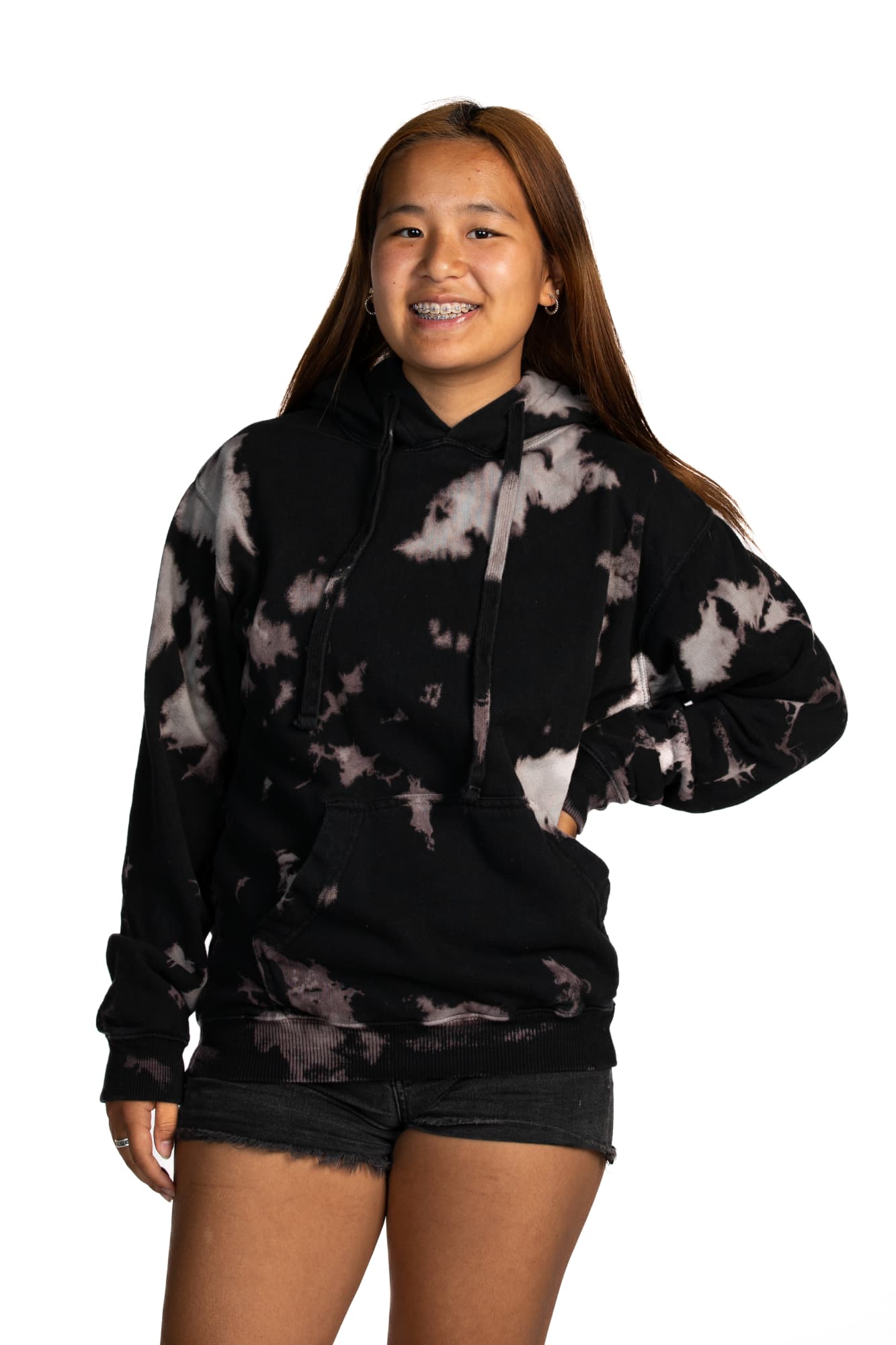 Premium Hoodie - Bleach Wash C3-854BW