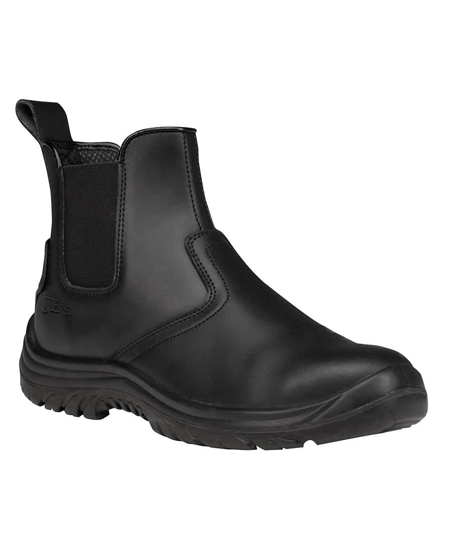 JB's Outback Elastic Sided Safety Boot Black JB-9F3