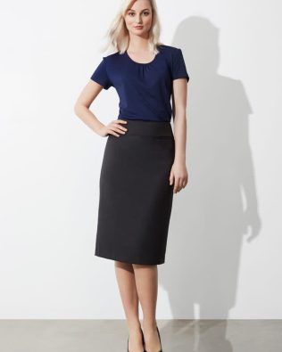Custom Biz Collection Womens Classic Below Knee Skirt FA-BS29323