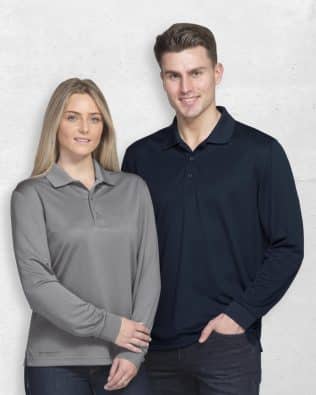 Custom Dri Gear Dri Gear Long Sleeve Axis Polo TH-DGLAXP