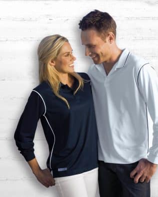 Custom Dri Gear Dri Gear Long Sleeve Hype Polo TH-DGLHP